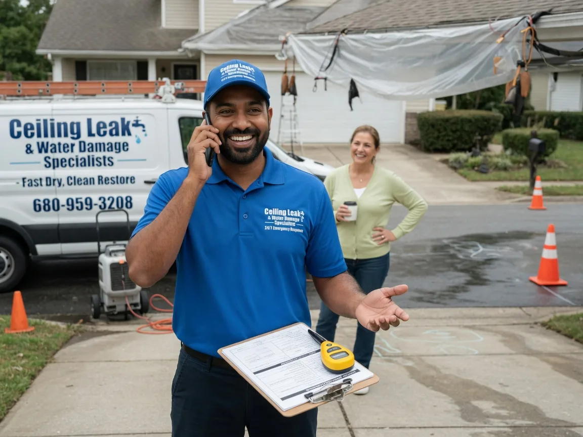 Ceiling Leak Cleanup Killdeer, ND FAQs